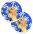 Dog Themed Holiday Christmas Cup Holder Car Coasters (Set of 2) - 638508588623