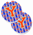 Letter Football Cup Holder Car Coasters (Set of 2) - 638508583338