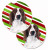 Dog Themed Holiday Christmas Cup Holder Car Coasters (Set of 2) - 638508591234