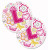 Letter Floral Cup Holder Car Coasters (Set of 2) - 638508584496