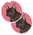 Dog Themed Valentine's Day Cup Holder Car Coasters (Set of 2) - 638508593771