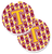 Letter Football Cup Holder Car Coasters (Set of 2) - 638508582768