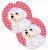 Dog Themed Valentine's Day Cup Holder Car Coasters (Set of 2) - 638508593351