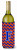 Monogram Letter Chevron Wine Bottle Hugger - 638508009661