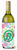 Monogram Letter Flowers Wine Bottle Hugger - 638508020376