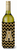 Monogram Letter Chevron Wine Bottle Hugger - 638508014658