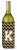 Monogram Letter Chevron Wine Bottle Hugger - 638508031617