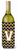 Monogram Letter Chevron Wine Bottle Hugger - 638508031723