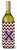 Monogram Letter Chevron Wine Bottle Hugger - 638508032522