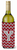 Monogram Letter Chevron Wine Bottle Hugger - 638508009074