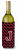 Monogram Letter Chevron Wine Bottle Hugger - 638508016041