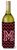 Monogram Letter Chevron Wine Bottle Hugger - 638508016072