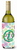 Monogram Letter Flowers Wine Bottle Hugger - 638508020444