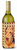 Fall Leaves Design with Dog Wine Bottle Hugger - 615872700172