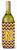 Monogram Letter Chevron Wine Bottle Hugger - 638508007407