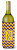 Monogram Letter Chevron Wine Bottle Hugger - 638508007407