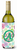 Monogram Letter Flowers Wine Bottle Hugger - 638508020369