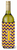 Monogram Letter Chevron Wine Bottle Hugger - 638508007353