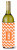 Monogram Letter Chevron Wine Bottle Hugger - 638508010940