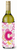 Monogram Letter Flowers and Butterflies Wine Bottle Hugger - 638508018823