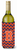 Monogram Letter Chevron Wine Bottle Hugger - 638508008060