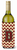 Monogram Letter Chevron Wine Bottle Hugger - 638508034663
