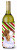 Candy Cane Holiday Christmas Design with Dog Wine Bottle Hugger - 615872701131