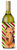 Candy Cane Holiday Christmas Design with Dog Wine Bottle Hugger - 615872701285
