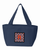 Letter R Football Orange, Blue and white Lunch Bag - 638508863812