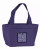 Football Purple and White Lunch Bag - 638508858191