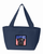 American Flag and Black Pug Lunch Bag - 638508864772