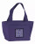 Football Purple and White Lunch Bag - 638508858351