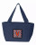 Letter V Football Orange, Blue and white Lunch Bag - 638508863850