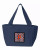 Letter P Football Orange, Blue and white Lunch Bag - 638508863799