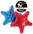 Starfish Ultra Durable Nylon Dog Chew Toy for Aggressive Chewers - 810216025779