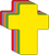 Cross Foam Assorted Color Creative Cut-Outs - 098497075366