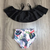 AL Limited Girls 2 piece Black Ruffle Bikini bathing suit - 633632260018