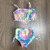 AL Limited Girls 2 piece Tie Dye Tankini Swimsuit - 633632260063