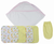 Bambini Hooded Towel, Washcloths and Hand Washcloth Mittens - 6 Piece Set - 763276258611