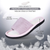 ROXONI Women's Soft Open Toe Slide Slippers, Indoor Outdoor Rubber Sole - 049108994330