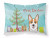 Carolines Treasures, Inc Christmas Tree and Dog Fabric Standard Pillowcase, White, Standard Classic