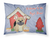 Caroline?s Treasures Dog House Collection Standard Pillowcase ? White Moisture-Wicking Fabric