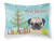 Carolines Treasures, Inc Christmas Tree and Dog Fabric Standard Pillowcase, Moisture Wicking Dry