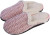 Roxoni Memory Foam Slippers for Women - Fuzzy Cozy Indoor/Outdoor Slides - Fluffy Slip On Shoes Womens House Slippers with Plush Heels and Anti-Skid Rubber Sole - 049108917622