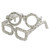 6.5" x 6" x 2" Silver Round Glasses - 4512839599168