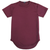 QUILTED TEE- BURGUNDY - 635661373363