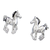 AWST Int'l Prancing Pony Earrings withHorse Head Gift Box - 840862007430