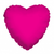 Hot Pink Heart Mylar Balloon - 850048023390