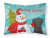 Snowman with Dog Fabric Standard Pillowcase - 638508136220