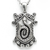 Poison - snake and shield necklace - 734130259976
